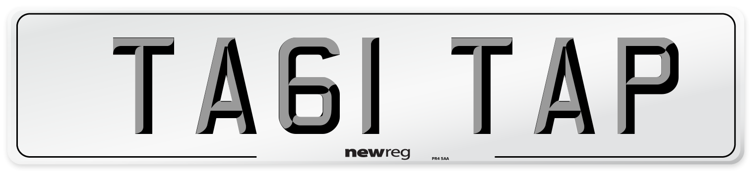 TA61 TAP Number Plate from New Reg